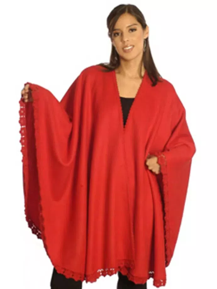 Fashion Finest Baby Alpaca Ruana