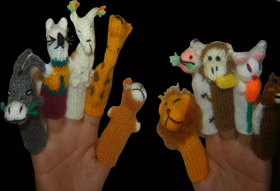 Handmade Andean Wool Finger Puppets