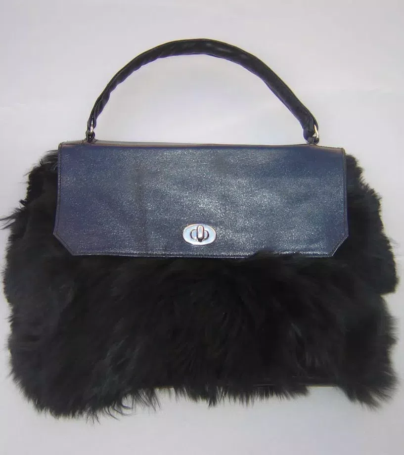 Pure Baby Alpaca Fur Handbag