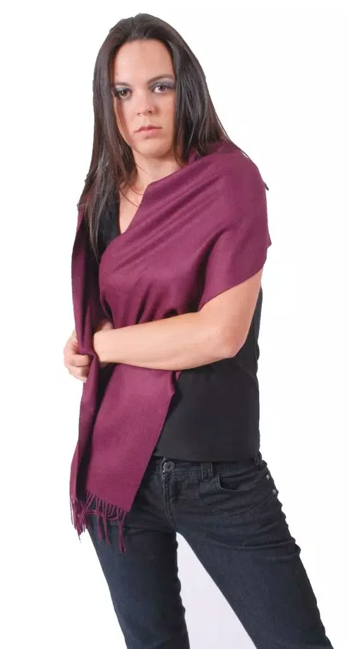 Luxury baby alpaca scarf extremely soft when you touch