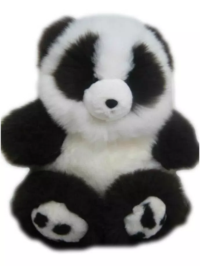 Suave Osito Gigante Panda de Piel de Alpaca Bebe