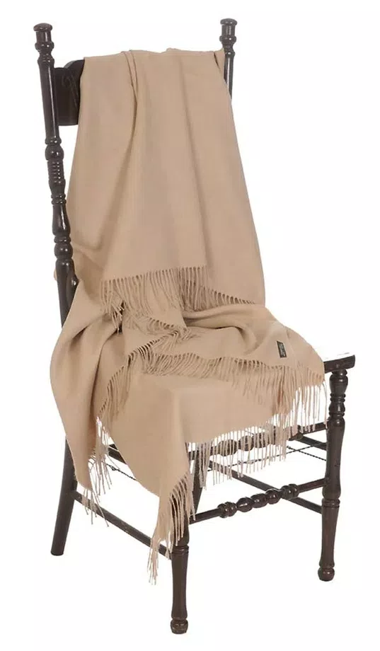 Soft & Warm Baby Alpaca Trip Throw