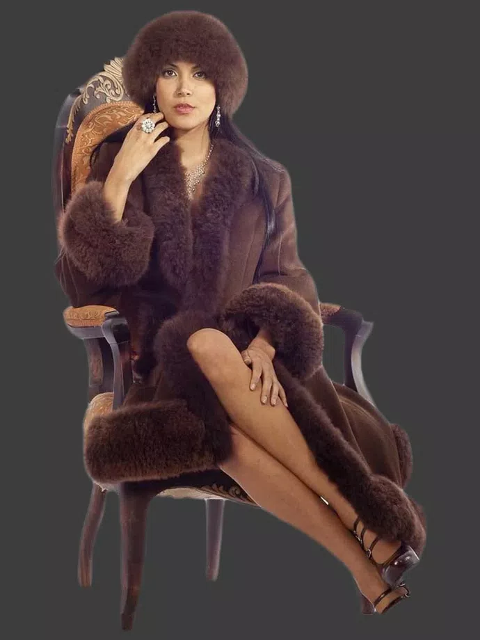 Chaleco de Fibra con Acabados Piel Alpaca Bebe