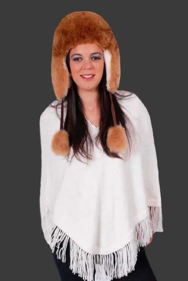 Fashion Baby Alpaca Fabric Poncho