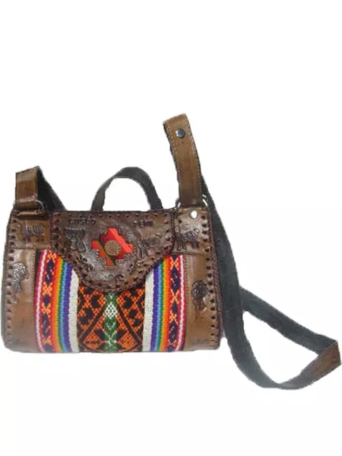 Andean Leather Handbag