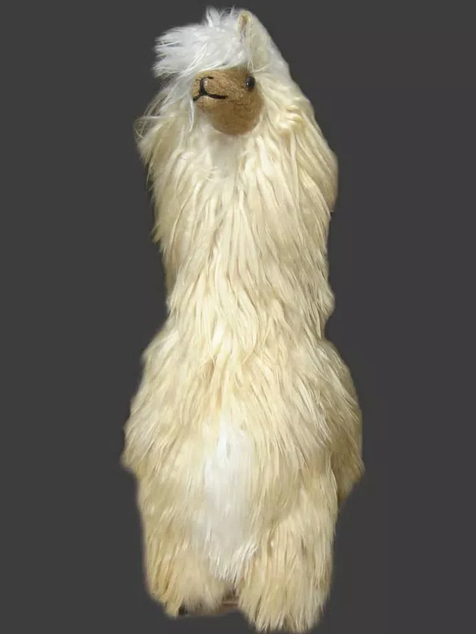 Stuffed Plush Animal Suri Alpaca