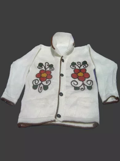 Fino Cardigan de Alpaca para niñas d01