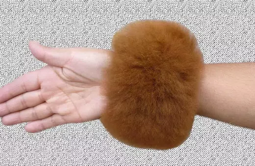Fine Soft Alpaca Fur Bracelet d17