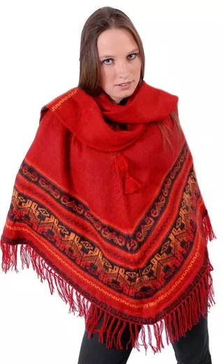 Image result for Finest Baby Alpaca Poncho  d04