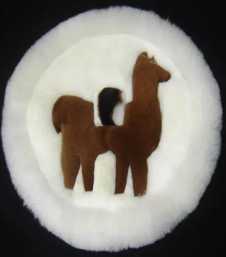 Fino Tapete Cuero de Alpaca Bebe d03