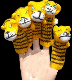 Handmade Andean Wool Finger Puppets