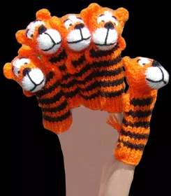 Handmade Andean Wool Finger Puppets