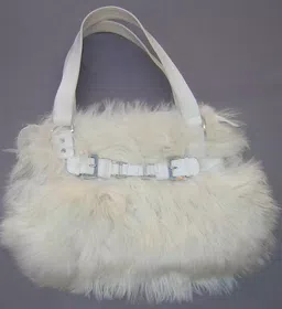 Fashionable Baby Alpaca Fur Handbag