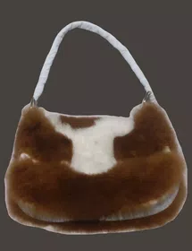 Genuine Baby Alpaca Fur Handbag