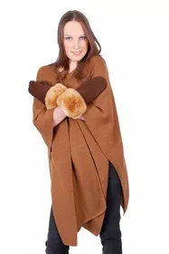 Finest Baby Alpaca Fur Mittens special for winter season