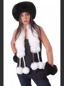 Chalina de Piel Alpaca Bebe