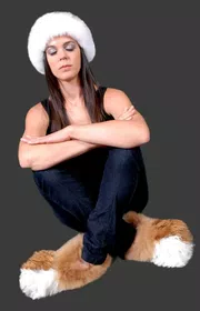 Nice Handmade Baby Alpaca Skin Slipper