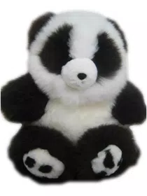 Suave Osito Gigante Panda de Piel de Alpaca Bebe