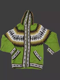 Alpaca Wool Hood Jackets