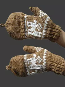 Genuine Alpaca Wool Mittens