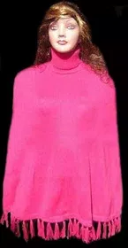 Pure Baby Alpaca Wool Poncho