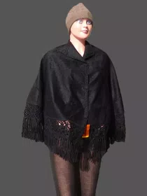 Sheep Wool Poncho