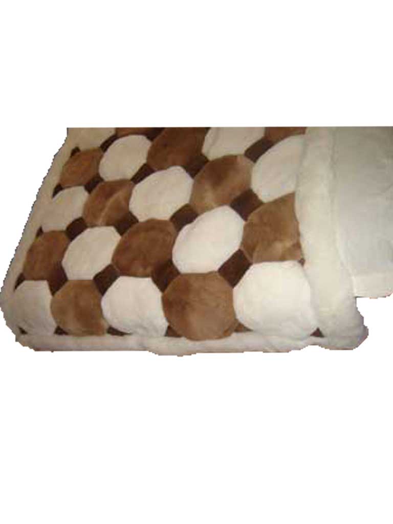 Soft and Warm Baby Alpaca Fur Bedspread