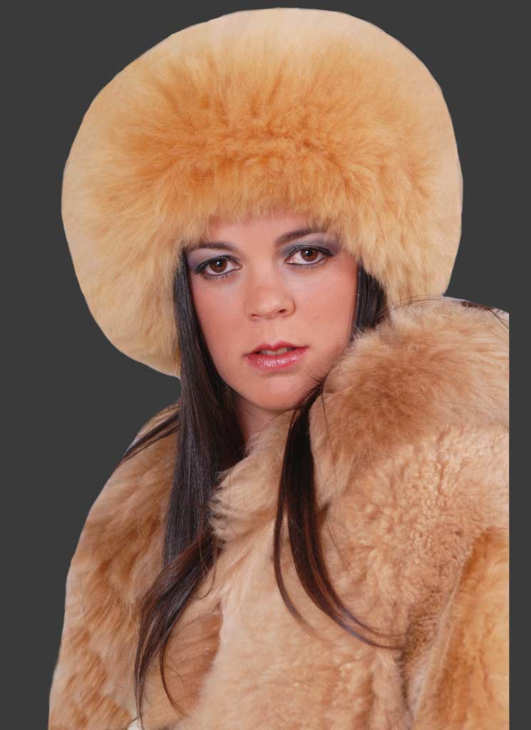 Fashion Fine Baby Alpaca Fur Hat