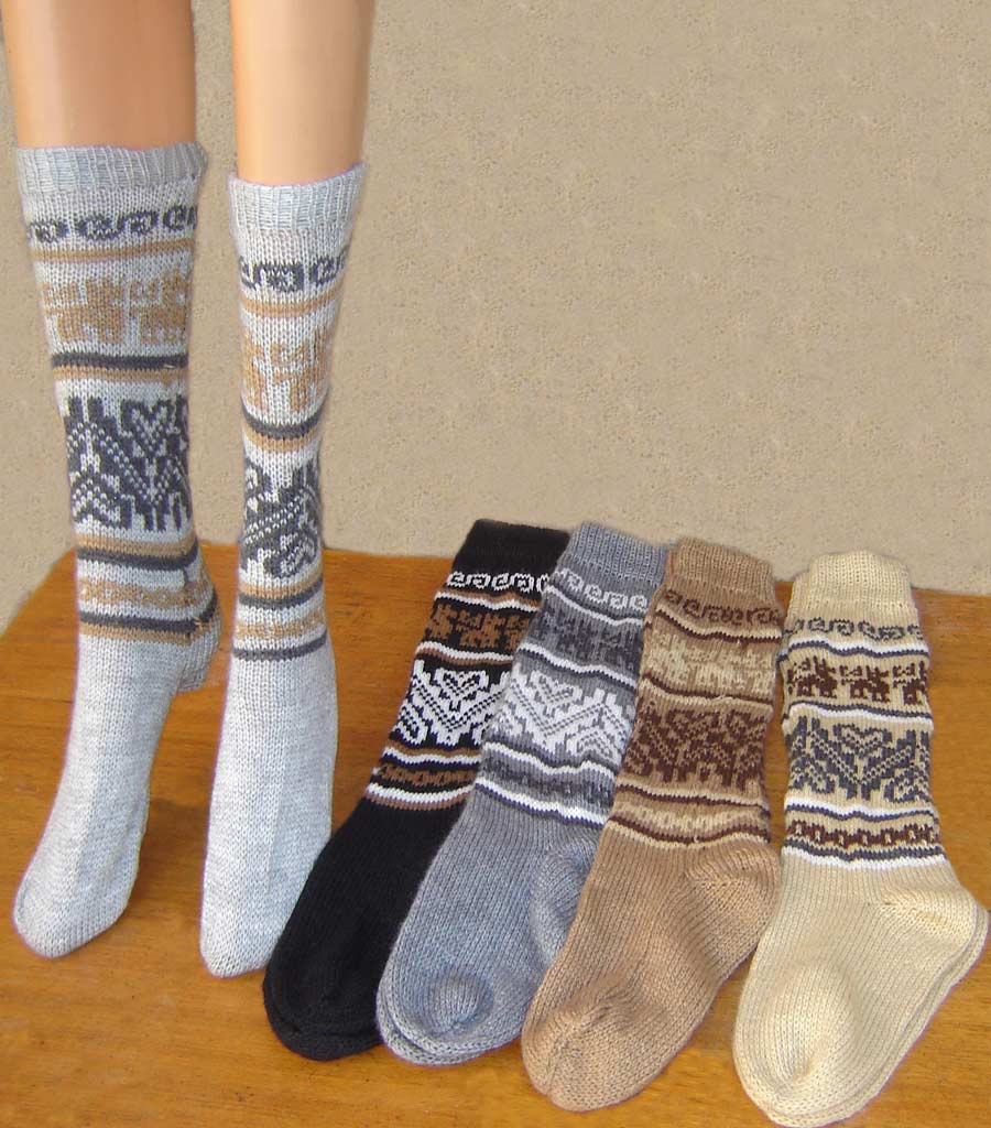Soft and Warm Alpaca Wool Socks