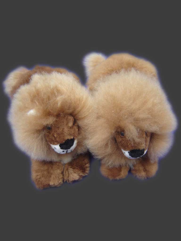 Softness Baby Alpaca Fur Stuffed Plush Lions are special toys