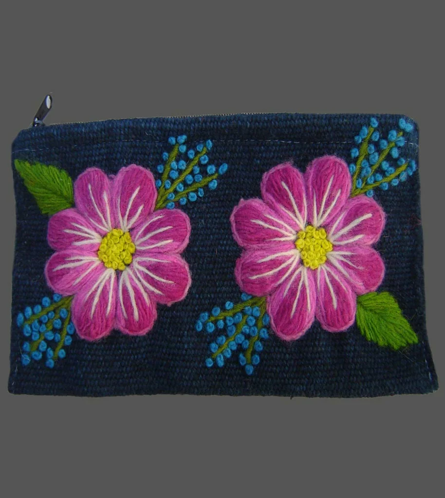 Our Andean Wool Embroidered Wallets are fantactics gifts