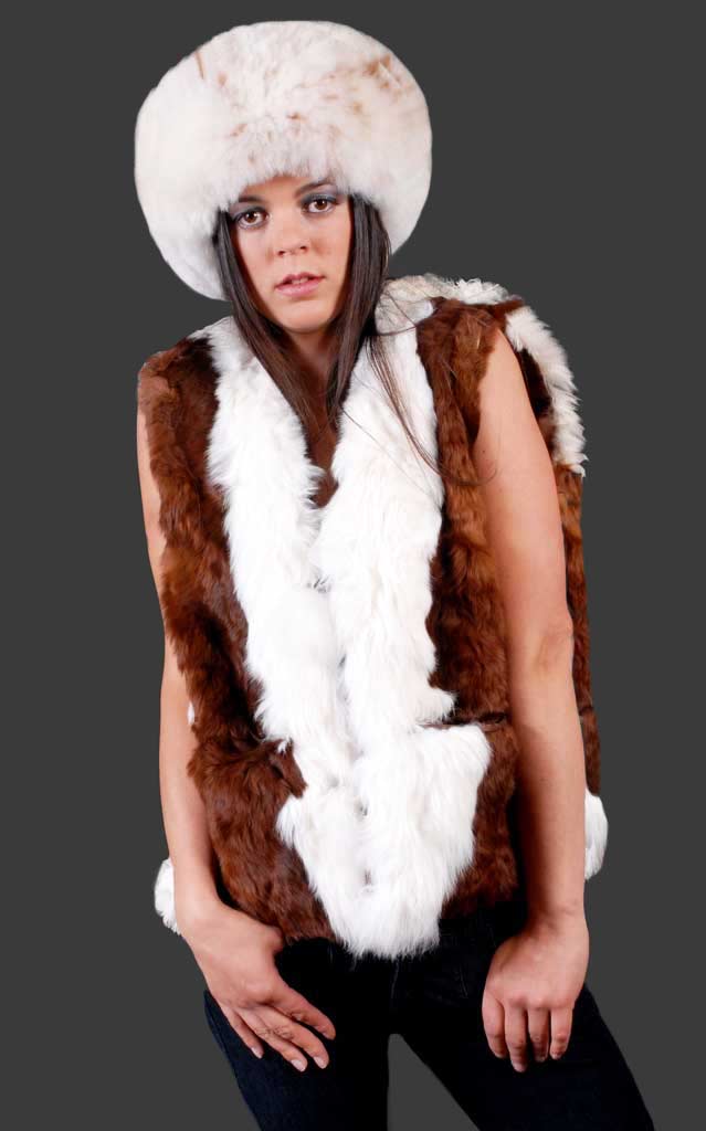 Extremely Softness Baby Alpaca Fur Vest in natural colors